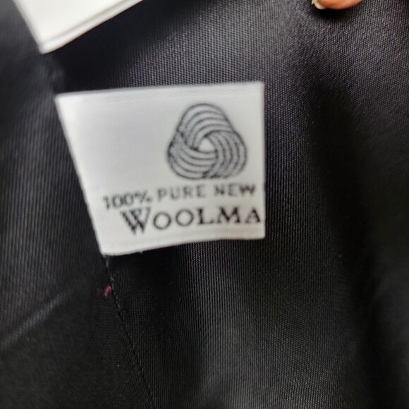 VTG Jones New York Blazer Size 10 Black 100% Worsted Wool Made In USA Classic - Picture 6 of 16